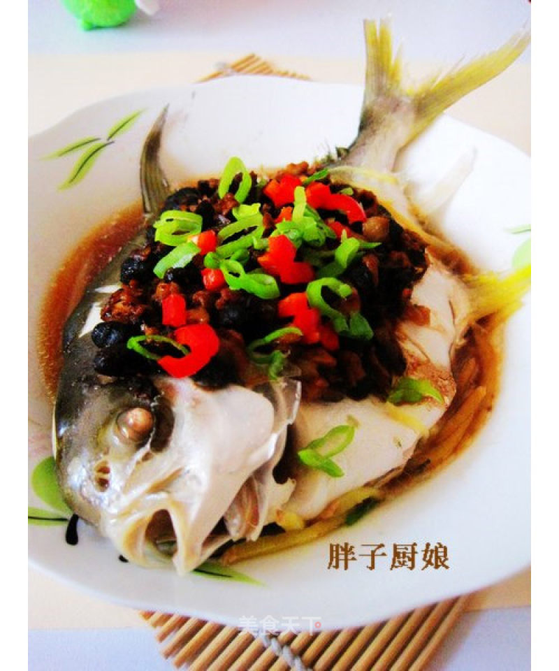 Steamed Pomfret with Tempeh recipe