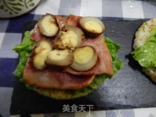 Rice Bacon Burger recipe