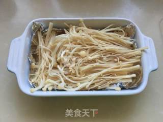 Tin Foil Enoki Mushroom-oven recipe