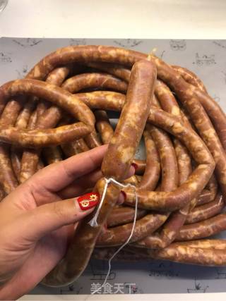 Homemade Black Pepper Flavored Crispy Sausage recipe