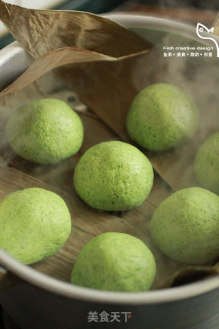 Peanut Flour Sweet Potato Green Dumpling recipe