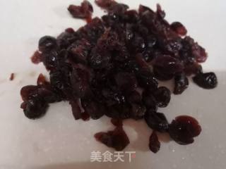 Banana Cranberry Chiffon Cake recipe