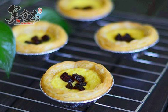 Flying Cake Version Portuguese Fruity Egg Tart recipe