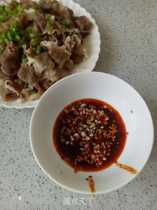 Beef Slices with Hot and Sour Sauce recipe