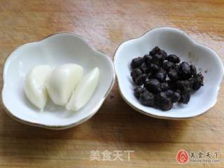 Garlic Rice with Black Bean Sauce and Chopped Pepper Fish recipe