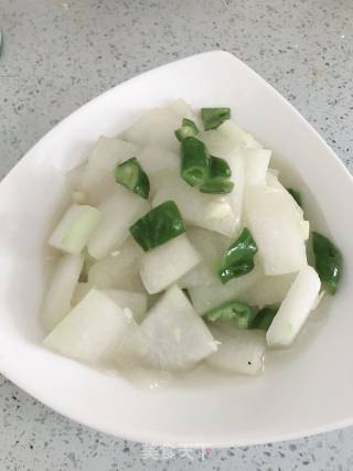Vegetarian Fried Winter Melon Slices recipe