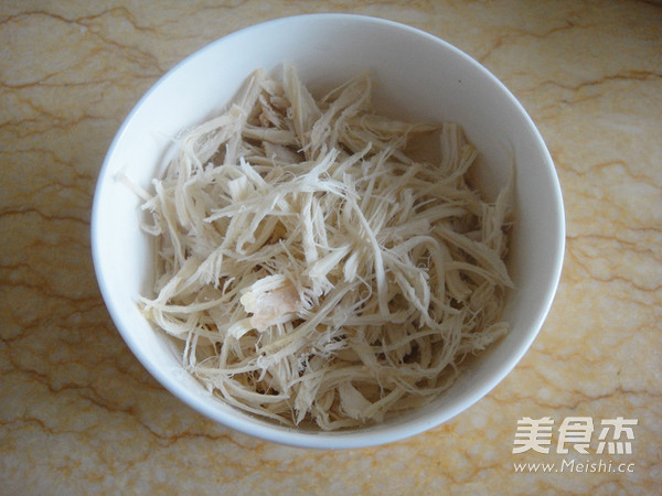 Chicken Shredded with Onion recipe