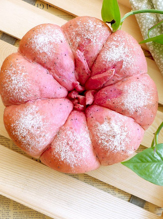 Dragon Fruit Flower Bread