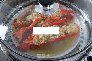 Steamed Lobster with Golden Garlic and Silver Silk recipe