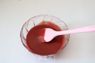 Red Velvet Madeleine Sweetheart Karst Cake recipe