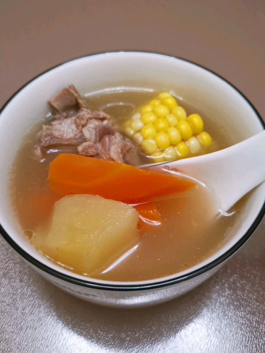 Apple Carrot Rib Soup recipe