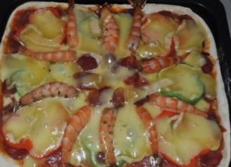 Shrimp Supreme Pizza recipe