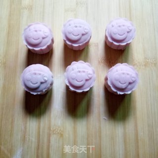 Pink Pig Peppa Snowy Mooncakes recipe