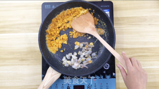 Spicy Tofu with Salted Egg Yolk and Shrimp recipe