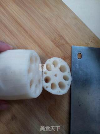 Rock Sugar Glutinous Rice Lotus Root recipe