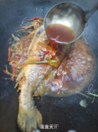 Beer Fried Braised Yellow Croaker recipe