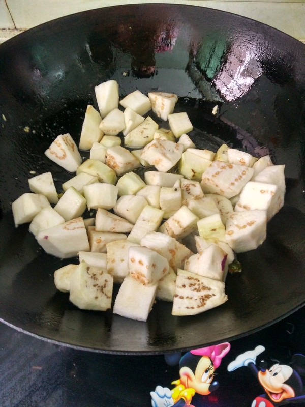 Fried Eggplant with Salted Egg Yolk recipe