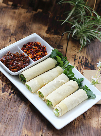 Bean Curd Vegetable Roll recipe