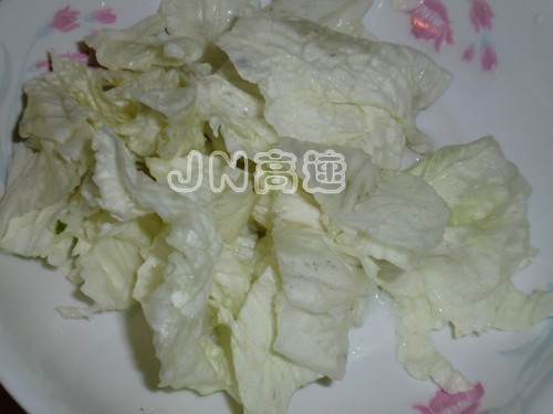 Duck Blood Tofu Stewed Cabbage recipe