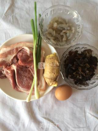 Shrimp Meatballs with Fungus recipe