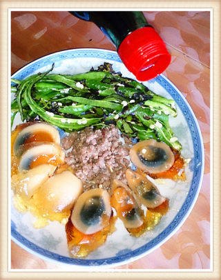 27's Cooking Diary-"preserved Eggs with Green Peppers" in Yibin recipe