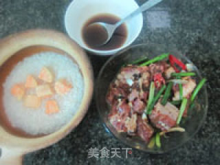 Soy Pork Ribs Claypot Rice recipe