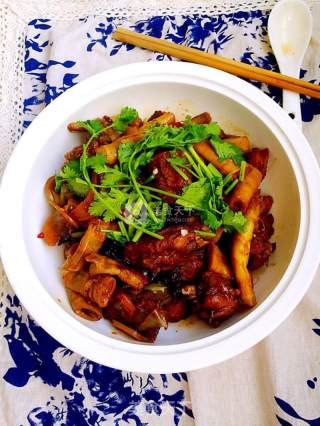 Dried Bamboo Shoots and Beer Duck recipe