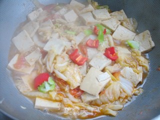 Let You Eat Hot and Comfortable-fried Tofu with Chinese Cabbage recipe