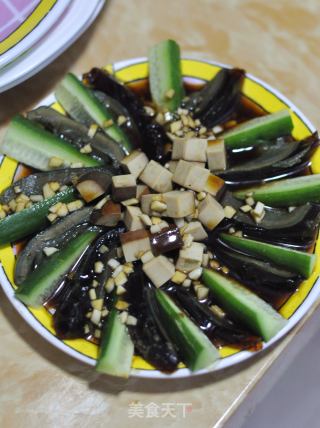 【shanxi】dried Eggs Mixed with Preserved Eggs recipe