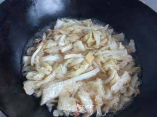 Chinese Cabbage Stewed Vermicelli and Frozen Tofu recipe