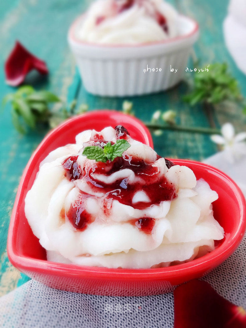 Eat Yam in A Different Way-blueberry Yam Puree recipe