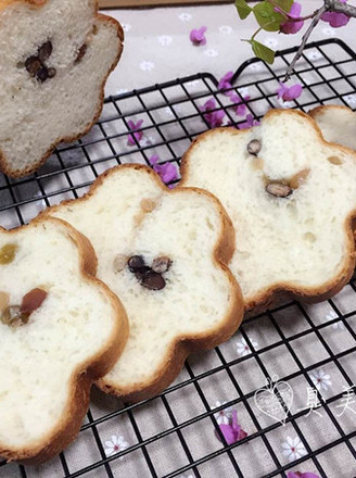 Plum Honey Bean Toast recipe