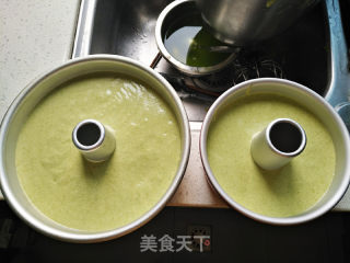 Spinach Juice Chiffon recipe