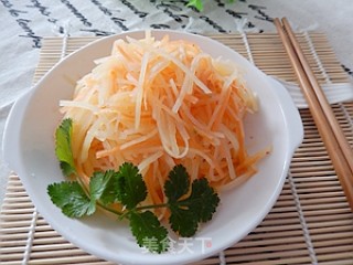 Mixed Carrot and Potato Shreds recipe