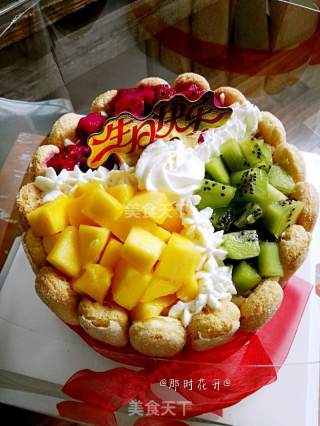 #柏翠大赛#fruit Cream Cake recipe