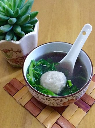 Watercress Meatball Soup recipe