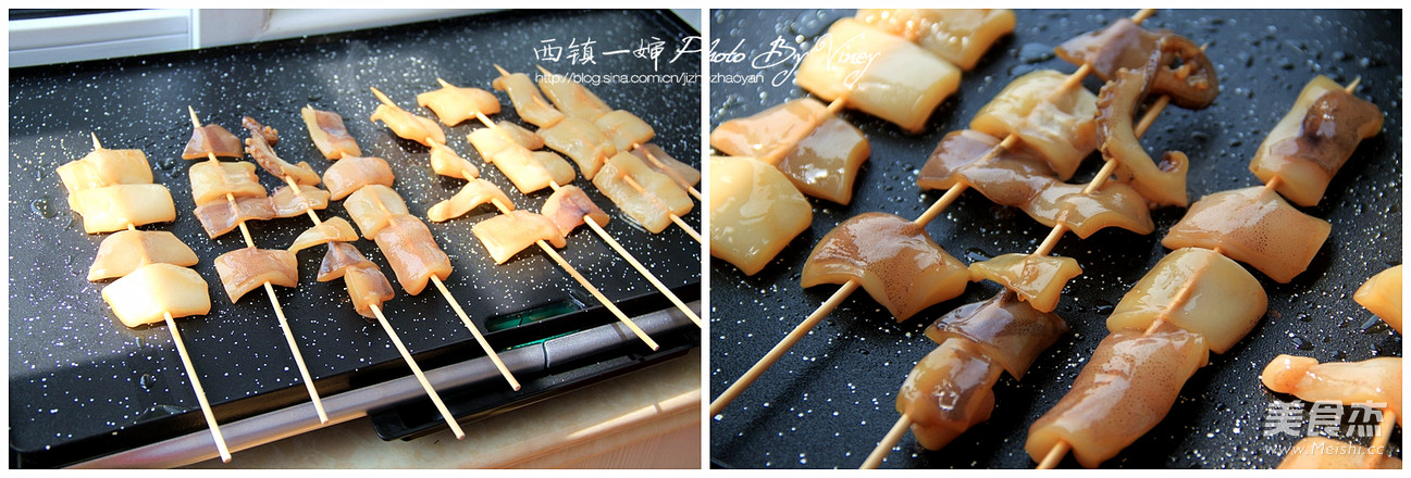 Squid Skewers recipe