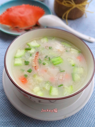 Crab Vermicelli Melon Porridge recipe