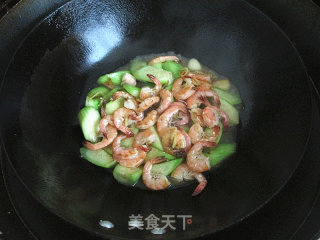 Loofah Fried Shrimp recipe