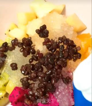 Colorful Fruit Sago recipe