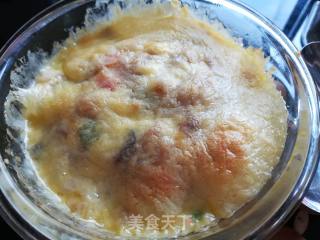 Baked Rice with Golden Cheese recipe