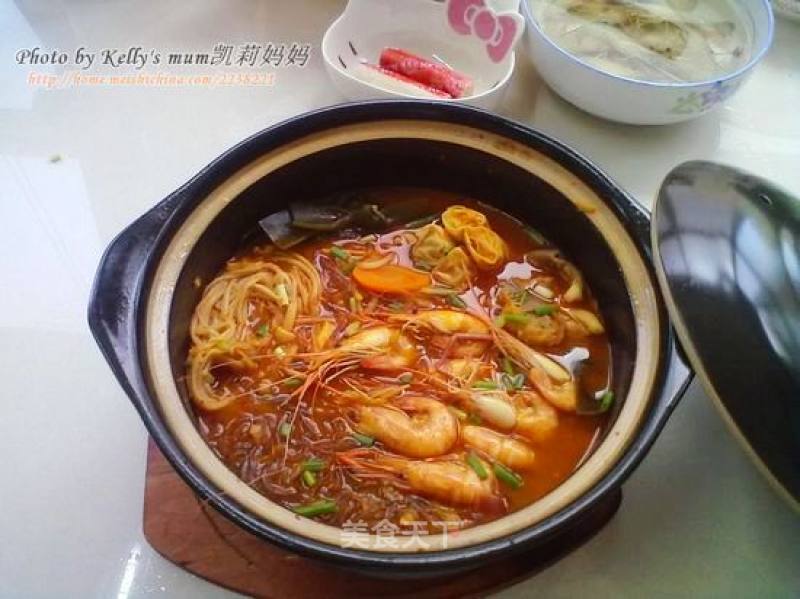 Korean Shrimp Kimchi Pot