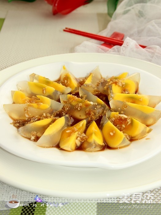 Songhua Egg with Ginger Sauce recipe