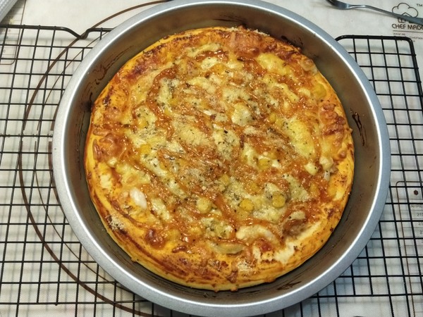 Tuna Cheese Heart Pizza recipe