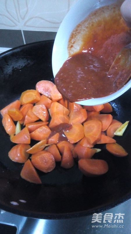 Carrots in Soy Sauce recipe