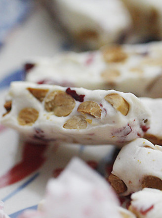 Cranberry Peanut Nougat recipe