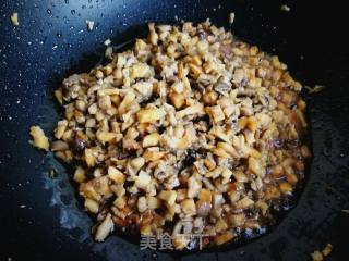 Mushroom, Leek, Vermicelli, Egg Dumplings recipe
