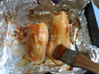 #aca Baking Star Competition# Grilled Squid Sticky Rice Tube recipe