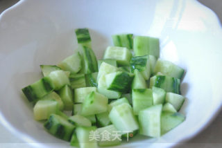 Sweet Bacon Cucumber Corn Kernels recipe