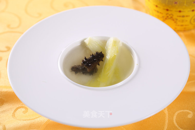 Stewed Sea Cucumber with Vegetable Urchin in Clear Soup——jiesai Private Kitchen recipe